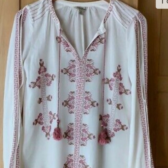 Lucky NWOT Blush Tunic Blouse - Picture 2 of 6